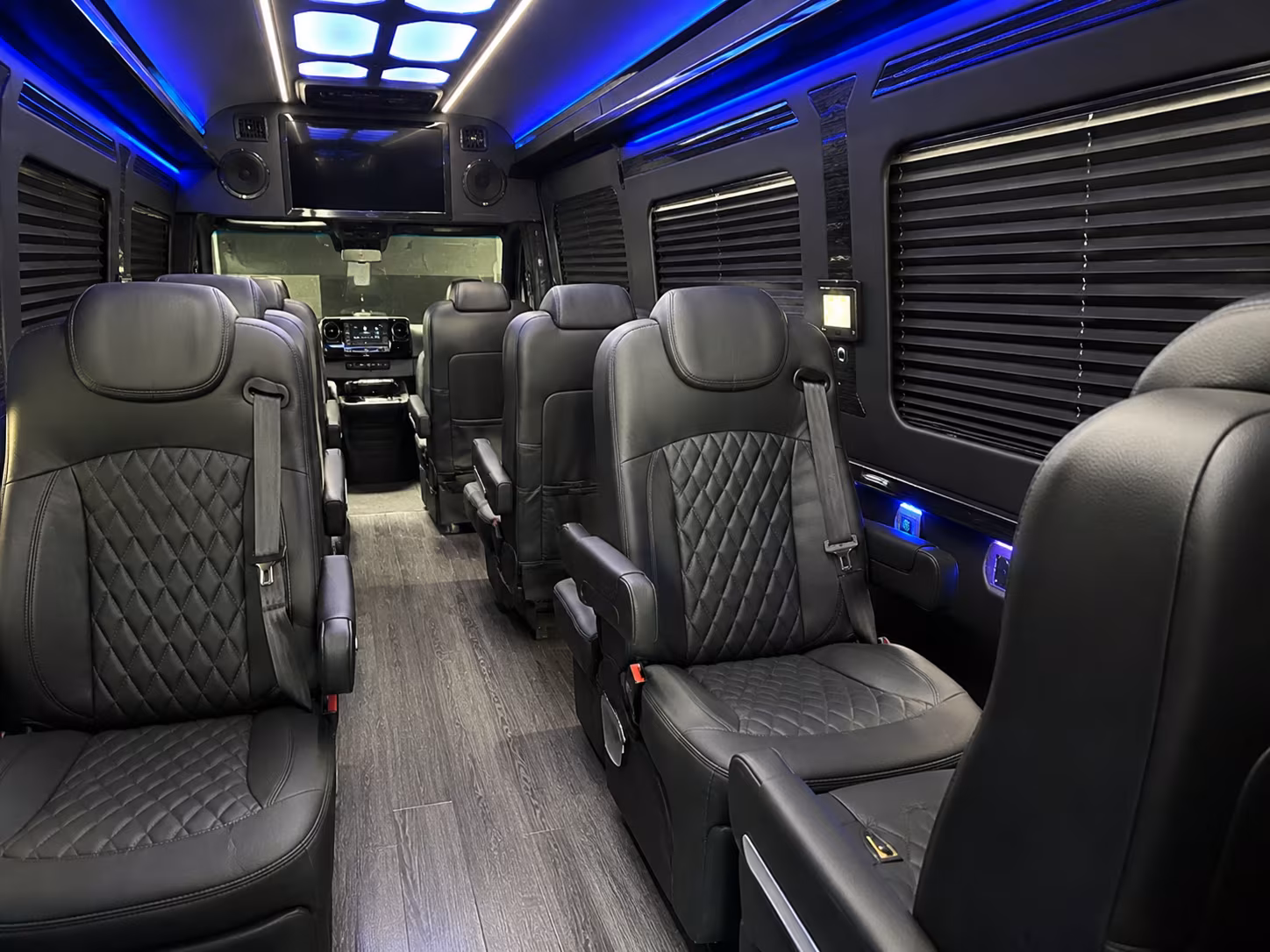 oakland long distance transportation onboard seating